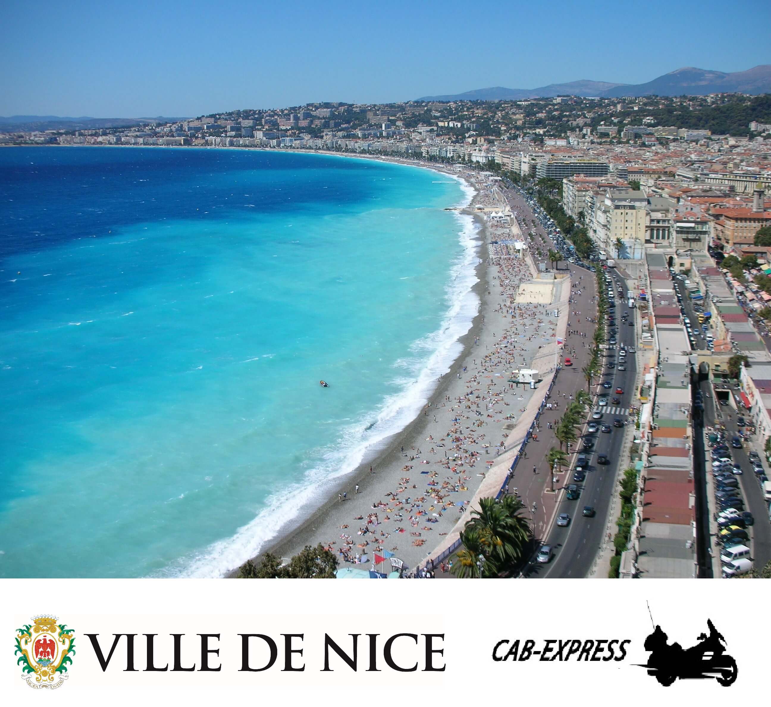 Réserver un taxi moto à Nice