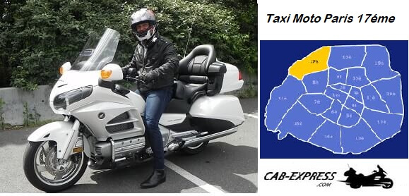 Moto Taxi Paris 17